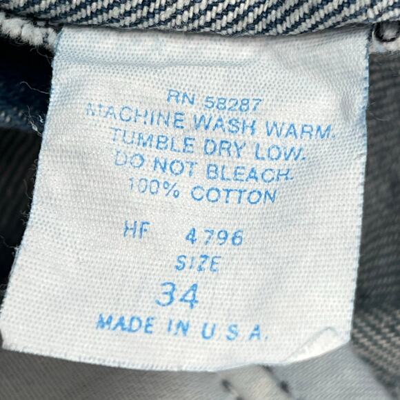 90s jorts denim jean shorts deadstock NWT 1990s vintage - Picture 7 of 8